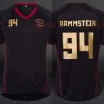 Soccer Shirt "Rammstein" 94 Edition featuring a vintage football jersey design, bold number 94 graphics, and premium breathable fabric for everyday wear.